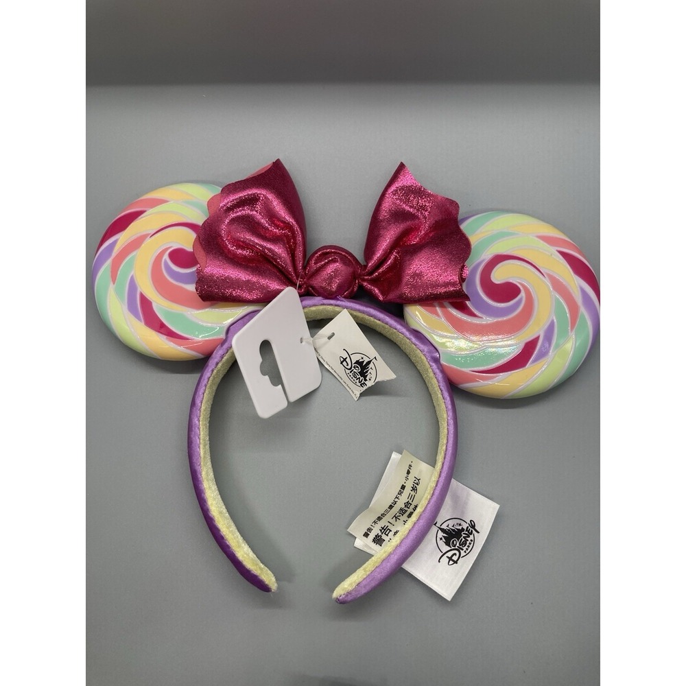 Disney Parks Exclusive Snacks & Treats Lollipop Minnie Ears Headband NEW CUTE